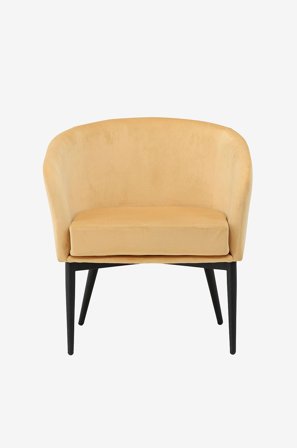 Venture Home - Pörröinen nojatuoli - Keltainen - Nojatuolit - - Homeroom