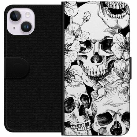 Apple Iphone 14 Plånboksfodral Döskalle