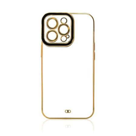 Galaxy A12 Cover Gold Frame - Lilla