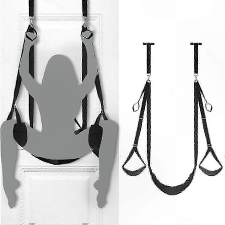 Slitesterk dørhuske med justerbart sete for komfortabel støtte