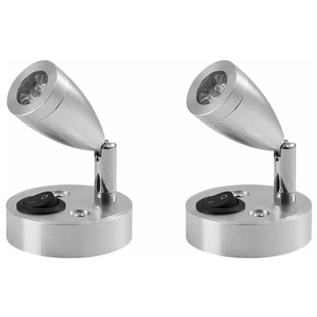 12V LED-läslampa, 2 st husvagnsinnerbelysning, 3W
