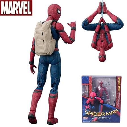 Avengers Spider-man Actionfigur Statue Model Dukke Legetøjssamling Gave SHF Spiderman 2 With Box