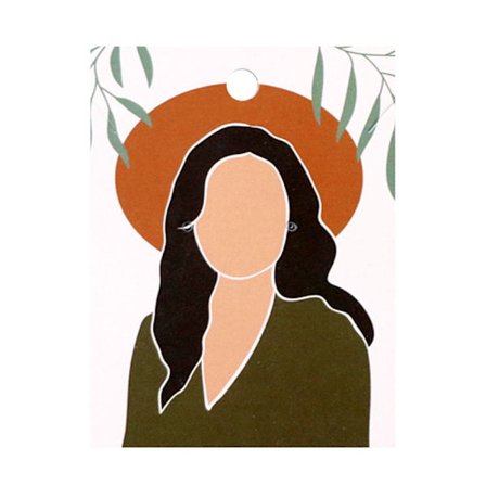 100 st Smyckespaketkort Halsband Örhängeetikett 5 5 5