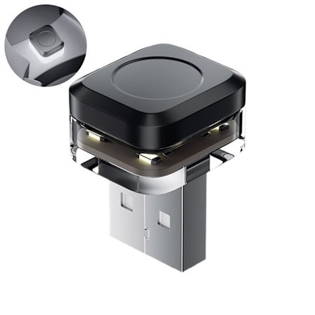 1X Mini USB Sensor Lampa Bil Interiör LED Kontroll Atmosfär Ljus↑√ F1Y4