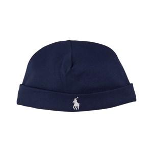 Kids - Ralph Lauren Branded Beanie Navy 0-24 months - Headwear - 0-24 months - Navy - Junge