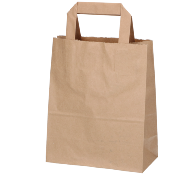 Papirpose Brun 18x9x22cm 3L