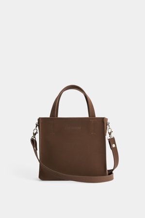 Biblio Bag Matte Dark Brown