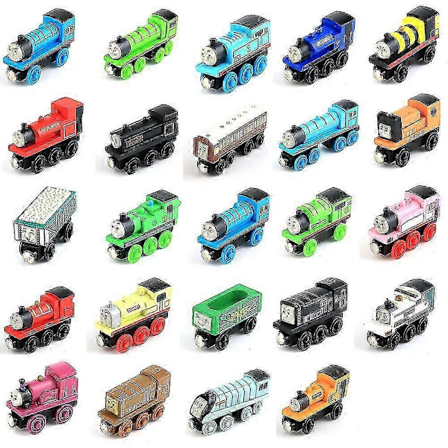 Thoma & Friends Træjernbane Magnetisk Tog Legetøj Dekoration til Småbørn Børn Motor Køretøjer Legetøjstog Vogne til Drenge Piger