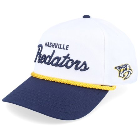 American Needle - White adjustable Gorra - Nashville Predators Roscoe White/Navy Adjustable @ Hatstore