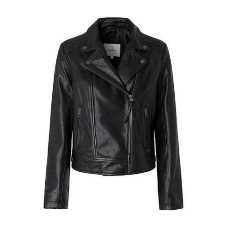 Pepe Jeans, Aretha Jacket Zwart, Dames, Maat:S,stof