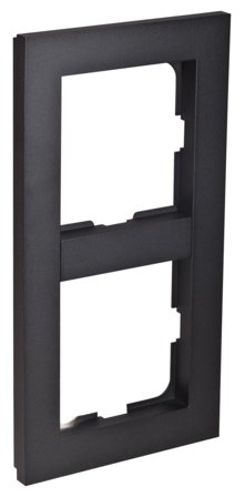 ELKO Plus Kombinasjonsramme 2-hull sort