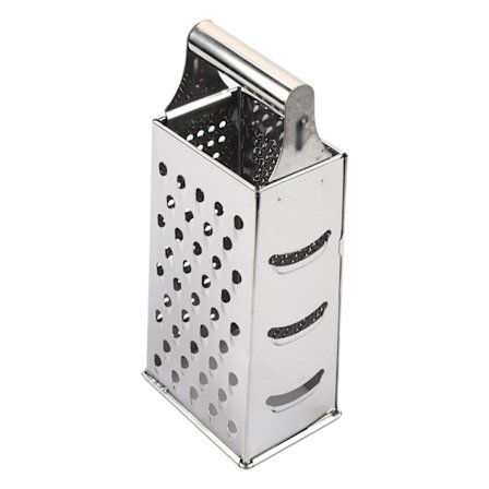 Ruostumattomasta teräksestä valmistettu vihannesten ja hedelmien viipalointi- ja raastinlaatikko