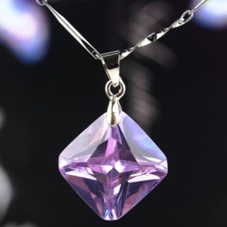 18K Guldfyllda Filled HALSBAND Kristall