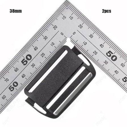 2 kpl Nauhakiinnike Liukusäädin Kiinnitin 38MM