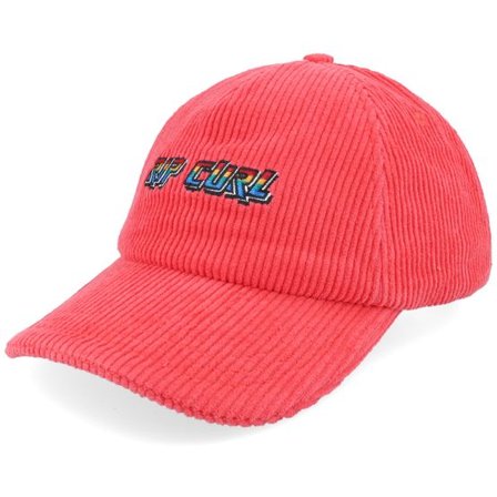 Rip Curl - Röd unconstructed Keps - Icons Of Surf Cap Coral Dad Cap @ Hatstore