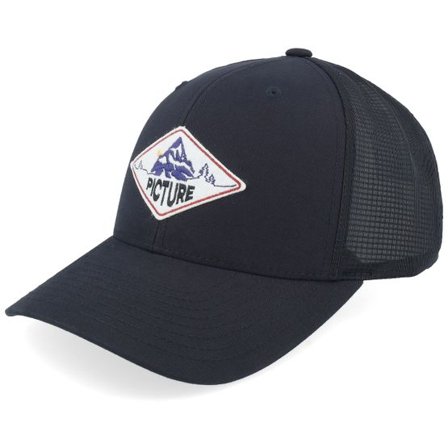Picture - Svart trucker Keps - Zephyr Black Trucker @ Hatstore
