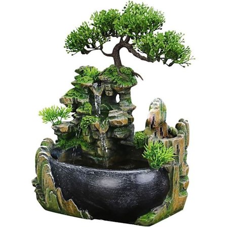 Inomhus- och utomhus vattenfall bordsfontän dekoration vatten