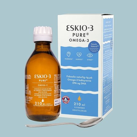 Eskio-3 Pure Omega-3 210 ml, Helse & Madvarer, Kosttilskud, Fiskeolie & Omega 3