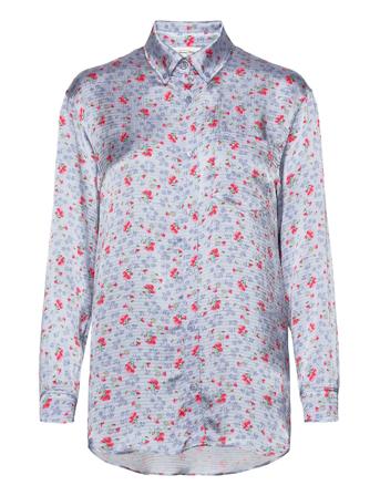 Shaning Langermet Skjorte Lilla American Vintage*Betinget Tilbud