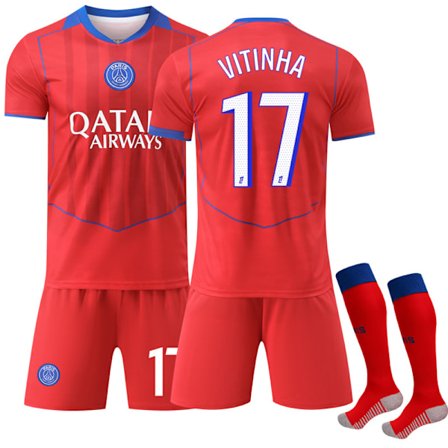 25-26 Ny Sæson Paris Saint-Germain Udebane Fodboldtrøje Sæt med Strømper