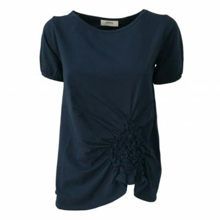 Alpha Studio, T-Shirts Blauw, Dames, Maat:XS