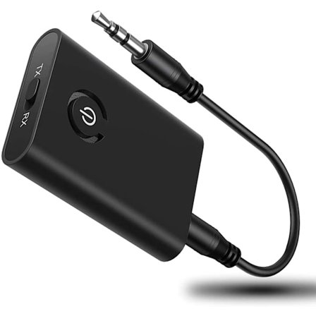 Bluetooth 5.0-sändare och -mottagare, 3,5 mm-uttag