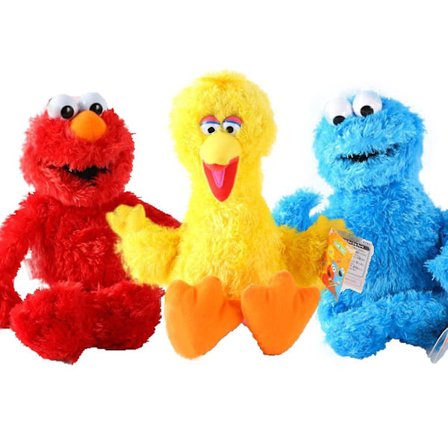 Mike Sesame Street Elmo Cookie Monster Bløde plyslegetøjsdukker 30-33 Cm Pædagogisk legetøj til børn