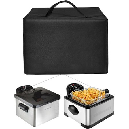 Fritøsebeskyttelse Kraftig Vanntett Varmebestandig Nylon Beskyttelsesveske for Hamilton Beach Electric/for Elite Gourmet EDF-401T Electric/for Chefman