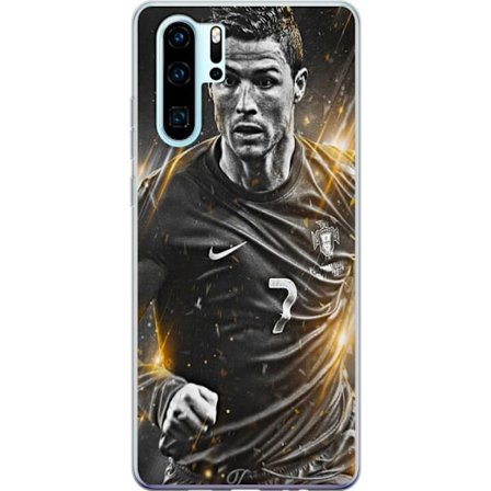 Kompatibelt Mobilskal till Huawei Huawei P30 Pro Cristiano Ronaldo