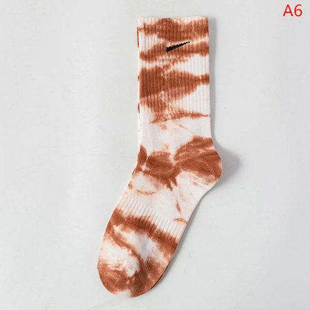 Tie-dye Socks European and Street Ins Hip-hop Tide Brand Coupl