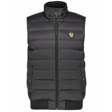 Belstaff Vests Sort, Herre Veste, Størrelse: XL