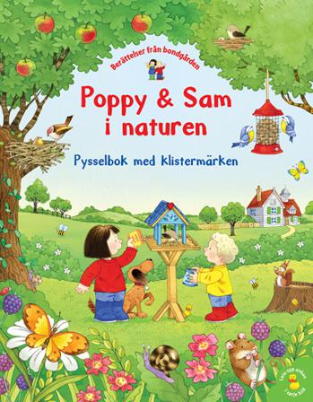 Poppy & Sam i naturen : pysselbok med klistermärken - Bok av Kate Nolan - Häfte
