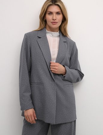 Cream Crcarol Blazer - Grey - 38