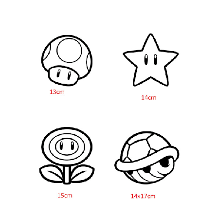 Väggdekor - Super Mario ikon