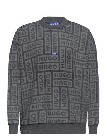 Nenry Tops Sweat-shirts & Hoodies Sweat-shirts Grey HUGO BLUE