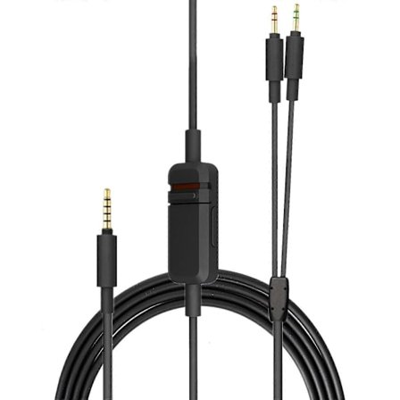 Stereo Hodetelefonkontakt Kabel for Beyerdynamic MMX300 Headset Erstatningskabel db Svart