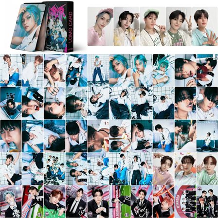 55 stk. Kpop Stray Kids Lomo-kort Rock STAR Nyt album fotokort Straykids fotos trykkort-FA3-