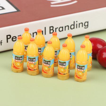10st 1:12 Dollhouse Miniature Fruktflaska Simulering Drycker Till
