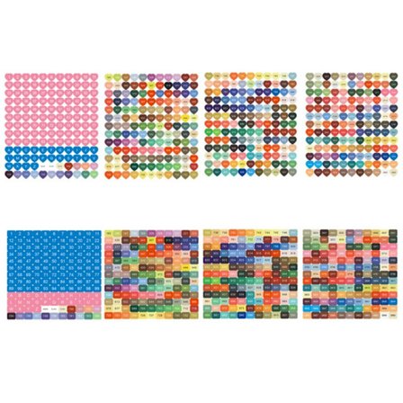 Klistermærker til diamantmaleri Diamantfarvemærkat B B