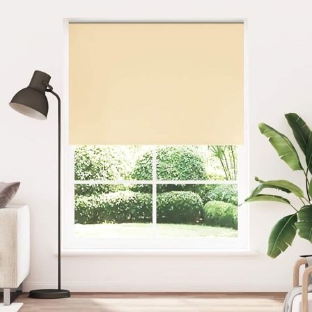 vidaXL Rullgardin beige 160 x 230 cm mörkläggande