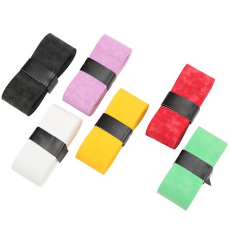 6 stk/sæt Multicolor Viskose Tennis Overgrips Anti-slip Badmintonketcher Håndlim til sport