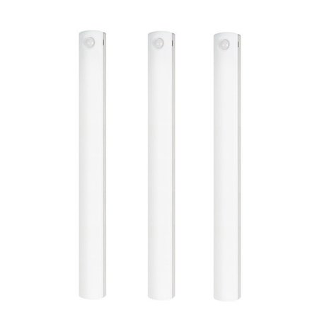 (Hvit, 3-pakning) Underskapslys Bevegelsessensor Oppladbar LED-garderobebelysning Batteridrevet trådløs magnetisk lampe
