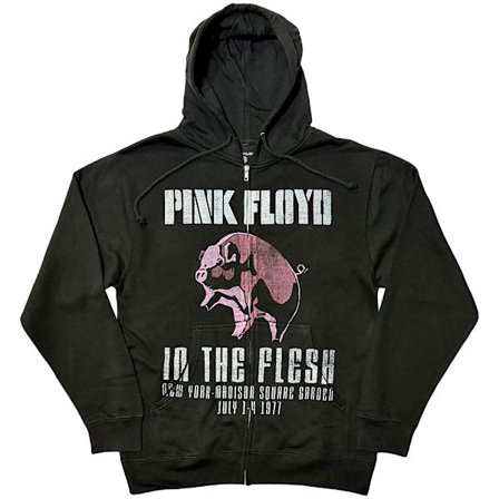 Pink Floyd Unisex Vuxen In The Flesh Full Zip Hoodie XXL Svart