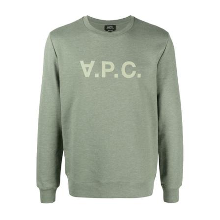 A.p.c., Sweatshirt VPC Groen, Heren, Maat:L,Katoen