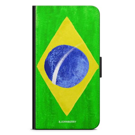 Bjornberry Plånboksfodral Iphone 12 - Brasiliens Flagga