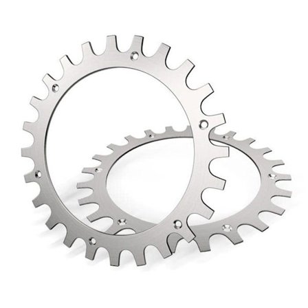 Kramper og oppustelige, kvalitetsprodukter og plæneklipper, Worx Landroid model S/M, 2 mm tyk, 205 mm diameter