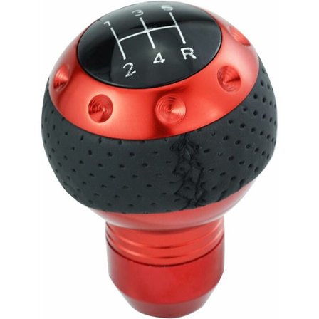 Devenirriche-Växelspaksknopp i läder, manuell, 5 växlar, 8 mm, 10 mm, 12 mm diameter