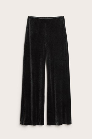 Kappahl | Spodnie z weluru | Czarne