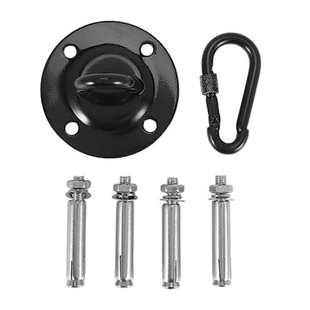 Loftsbeslag Hængestol, 400KG Loftsbeslag, 360° Roterbart Beslag, Gyngbeslag til Loft, Hængekøje, Boksesæk, Etc