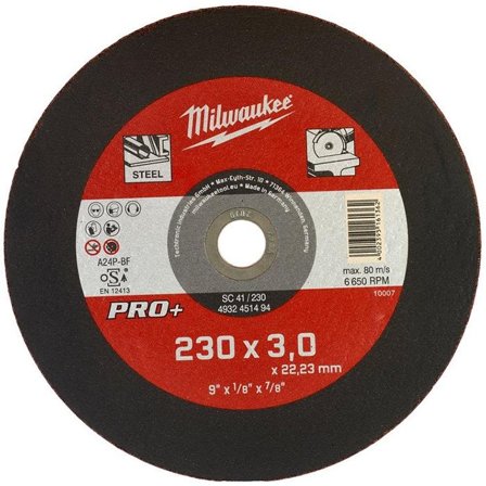 Milwaukee SCS 41 PRO+ Kapskiva 230x3 mm, Maskintillbehör & förbrukning